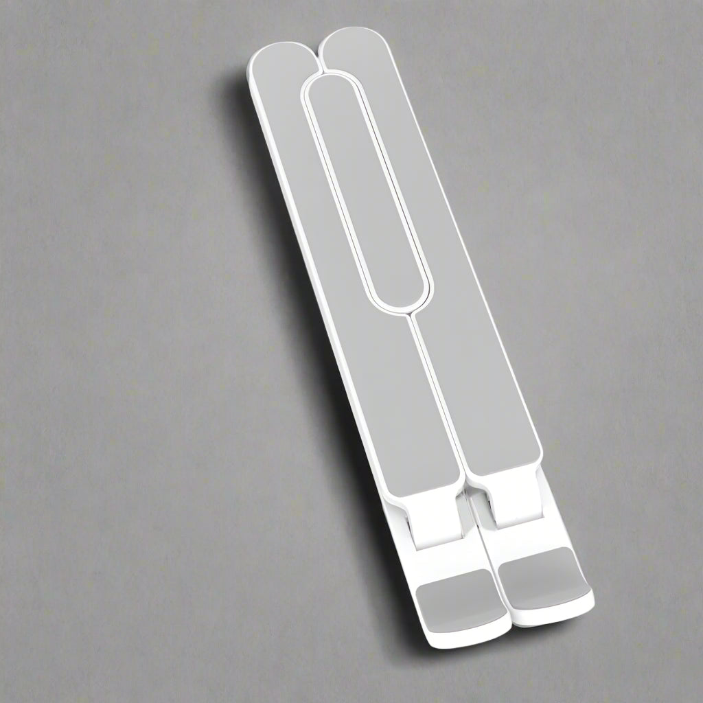 Foldable storage device on a light gray surface