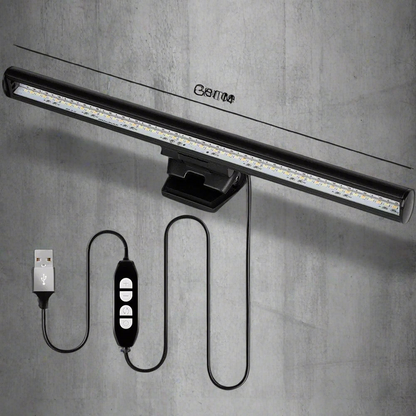 Black Monitor Light add on with power cord