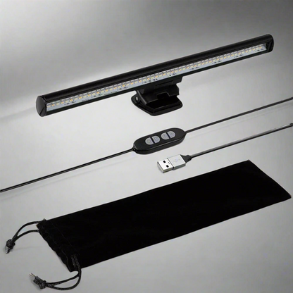 Black Monitor Light add on with power cord